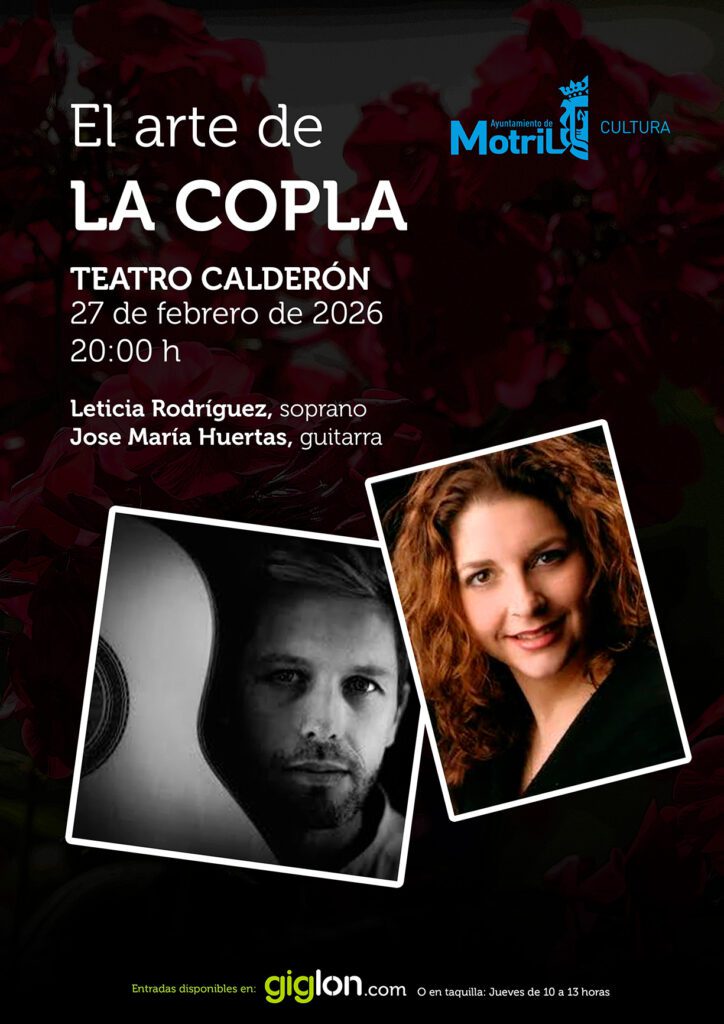 Cartel del espectáculo El arte de la Copla en el Teatro Calderón de Motril