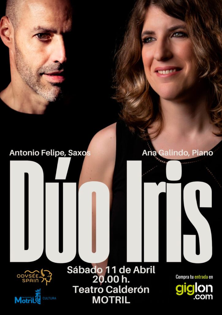 Cartel del concierto Dúo Iris en el Teatro Calderón de Motril