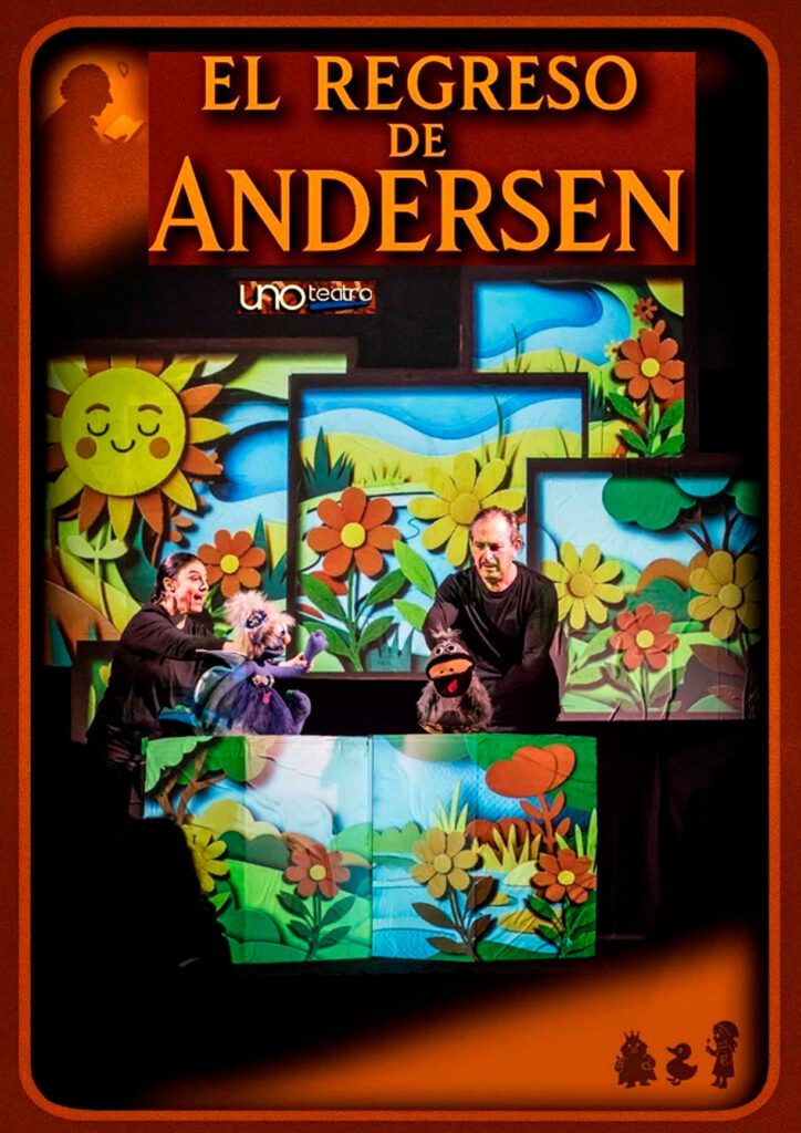 Cartel de la obra El regreso de Andersen de Uno Teatro